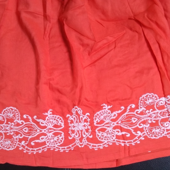 Beautiful coral summer dress - Picture 6 of 7